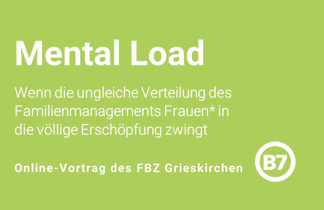 ONLINE-Vortrag zum Thema Mental Load