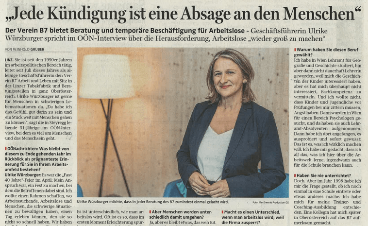 Ulrike Würzburger im Interview