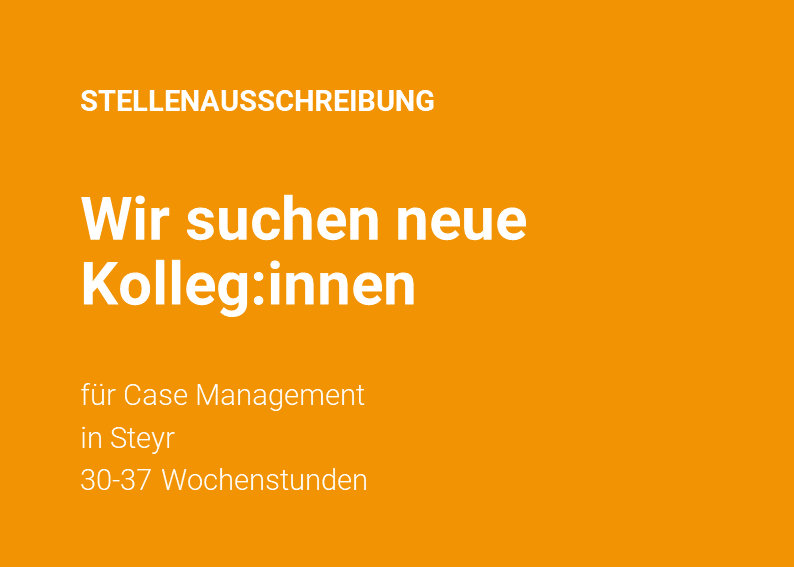 Sozialarbeiter:in für Casemanagement in Steyr gesucht