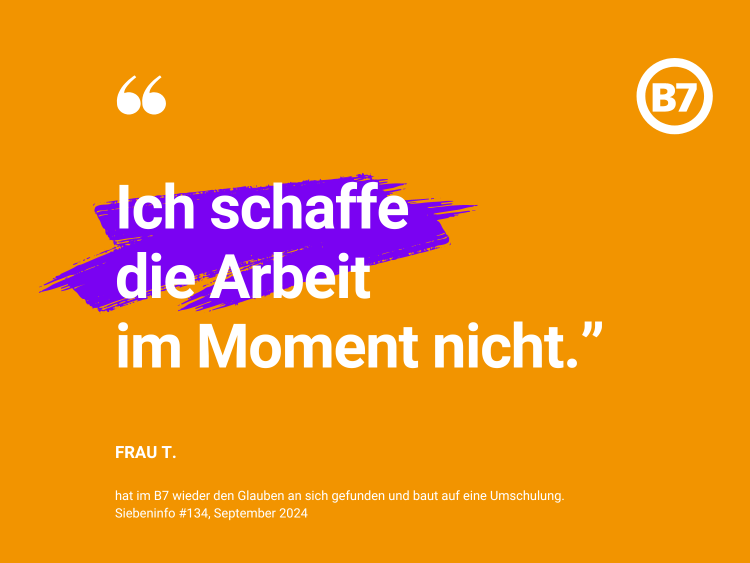 „Ich schaffe die Arbeit im Moment nicht“